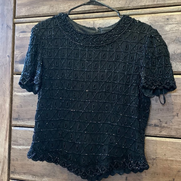 Formal, beaded top - Picture 1 of 3